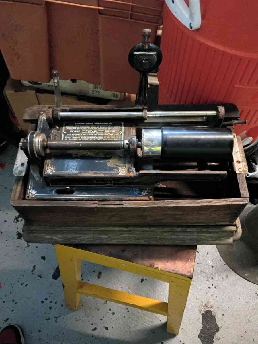 Edison home phonograph - Dallas, Texas