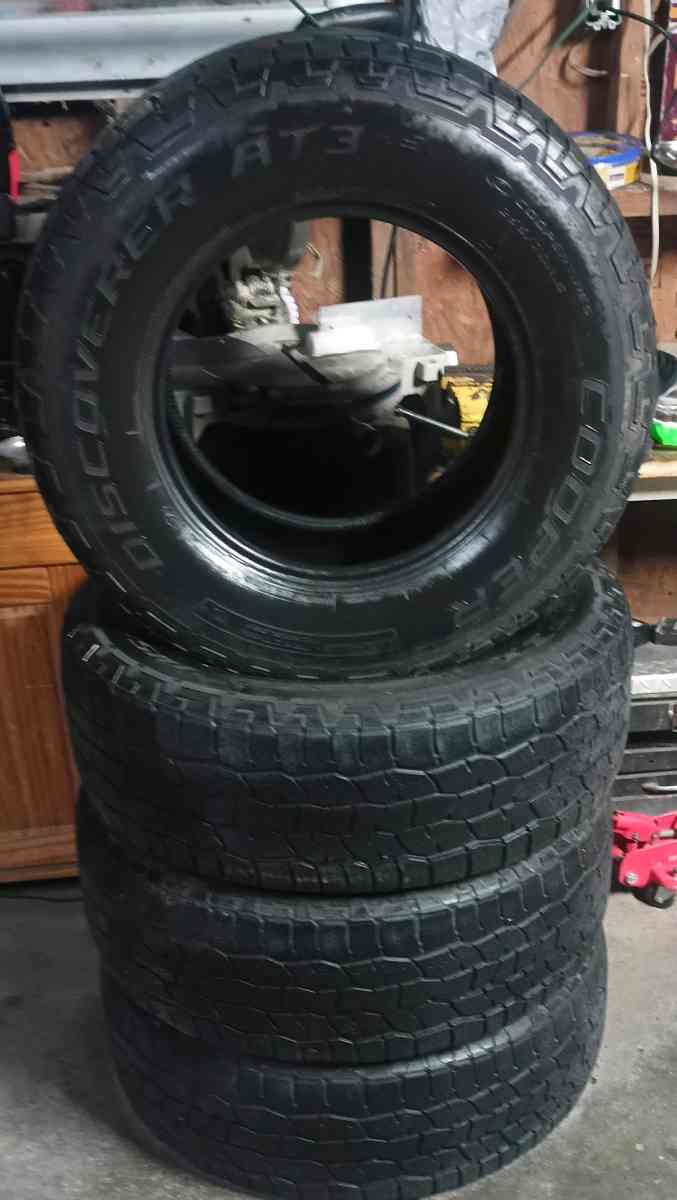Tires Cooper Discover AT3 General Tires Goodyear Wrangler - Santee, South Carolina - FleaMarketBay