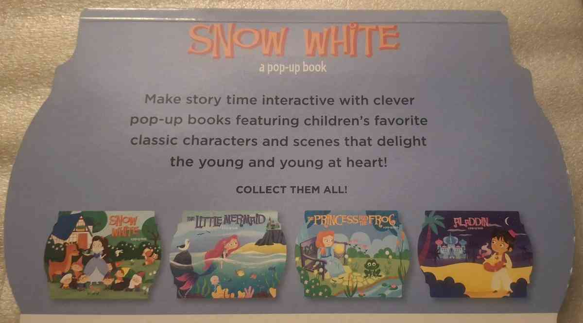 Snow White a pop up book - Camden, New Jersey - FleaMarketBay