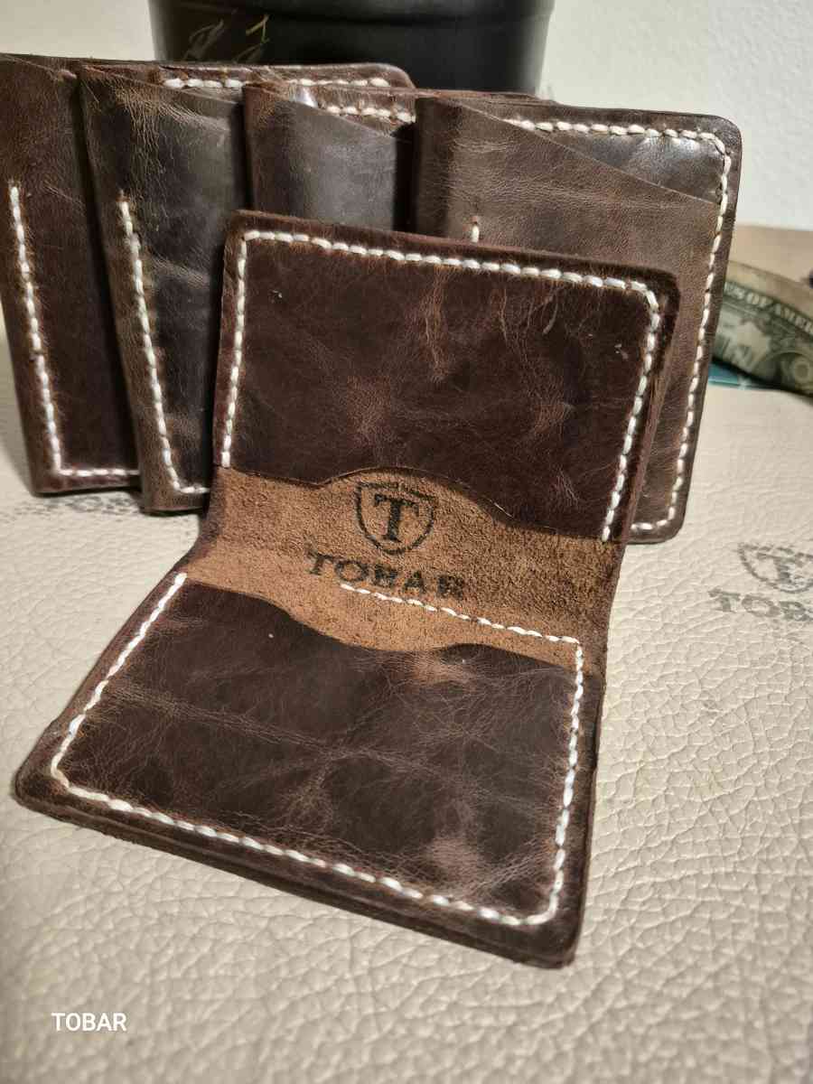 leather wallet rustic style - San Francisco, California - FleaMarketBay