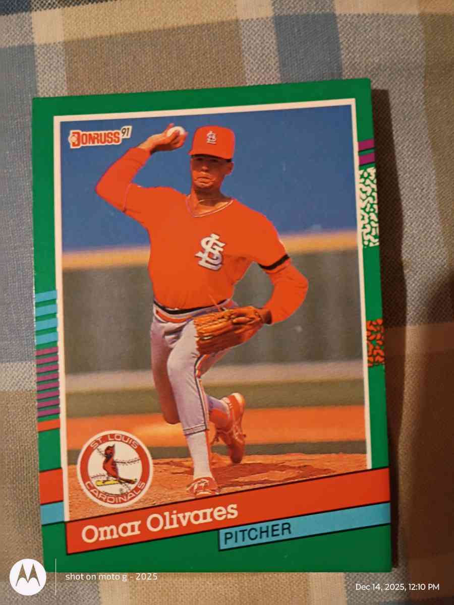 Omar Oilvares Baseball Card - Saint Landry, Louisiana