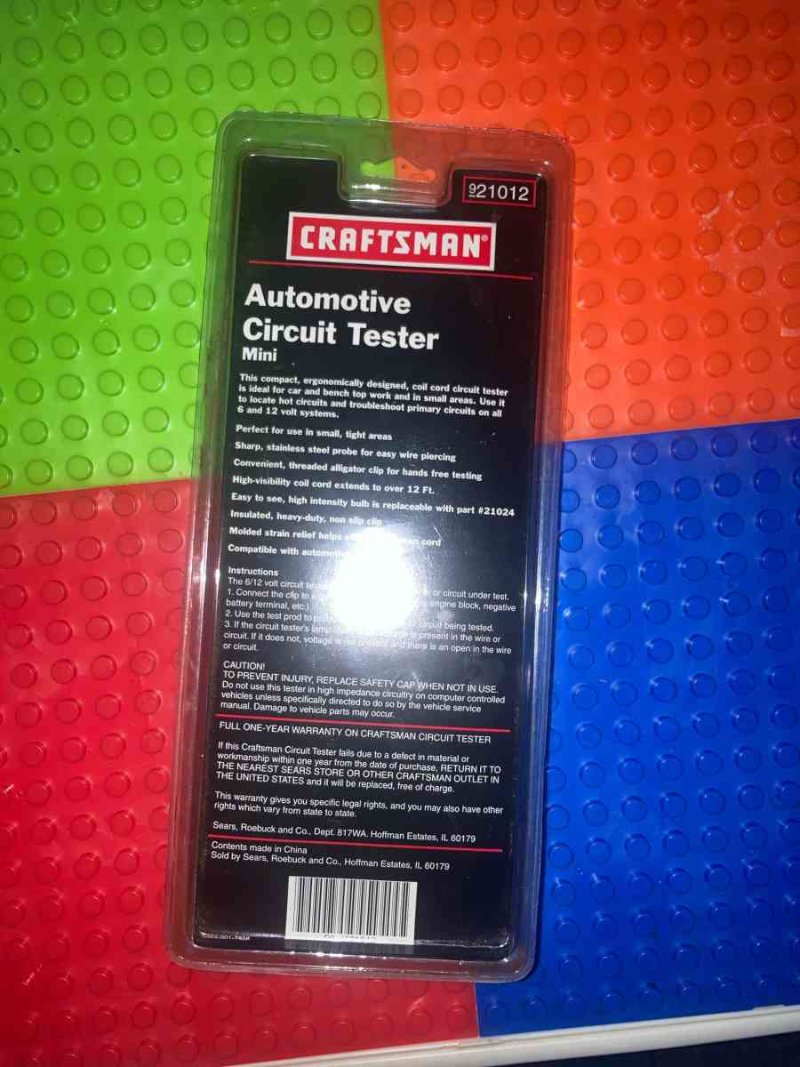 Craftsman Mini Automotive Circuit Tester - Essington, Pennsylvania - FleaMarketBay