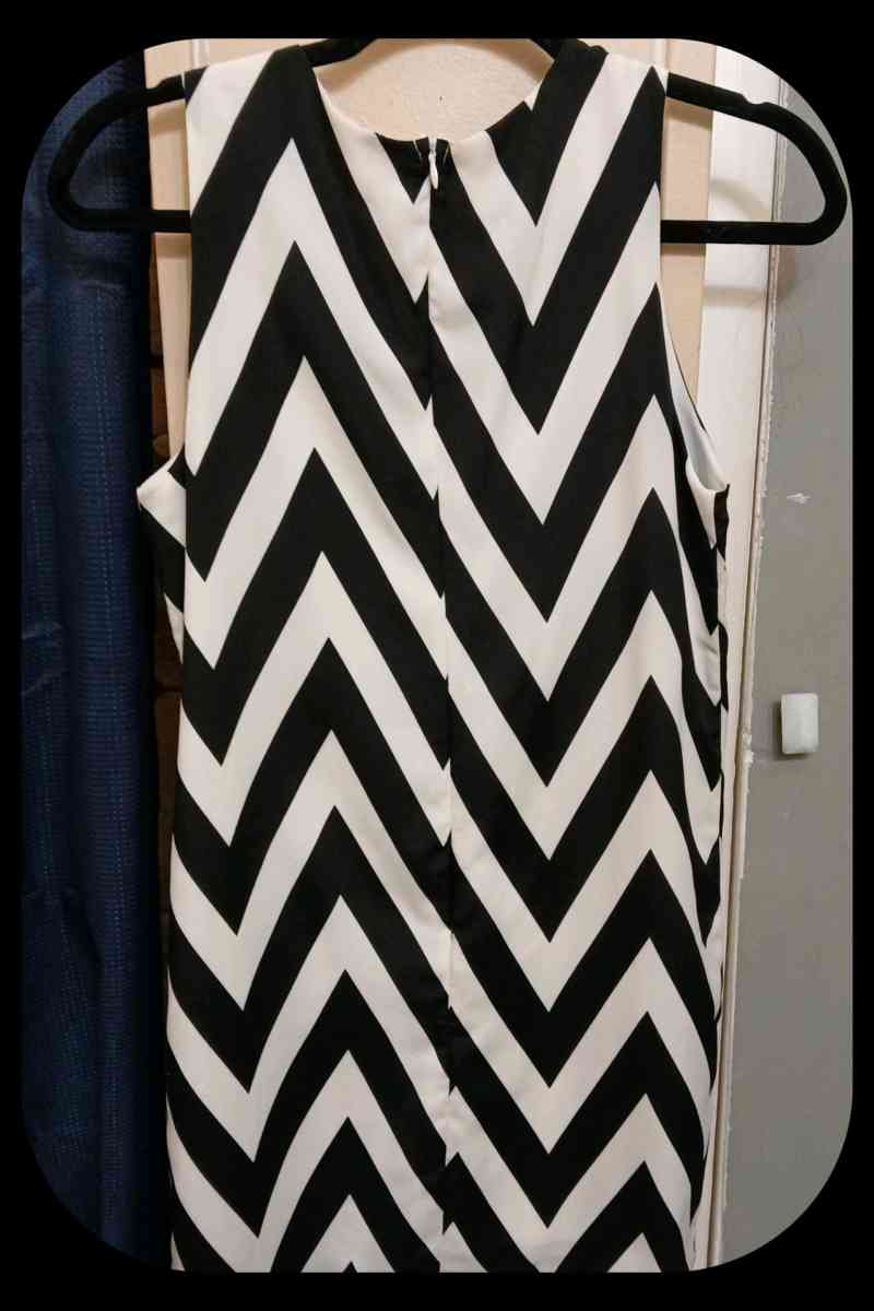 Everly Black and White Dress - Ava, Illinois - FleaMarketBay