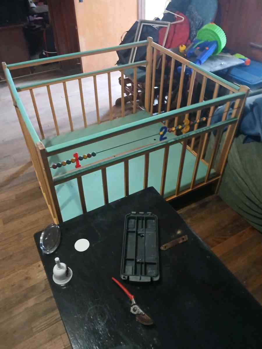 antique baby play pin