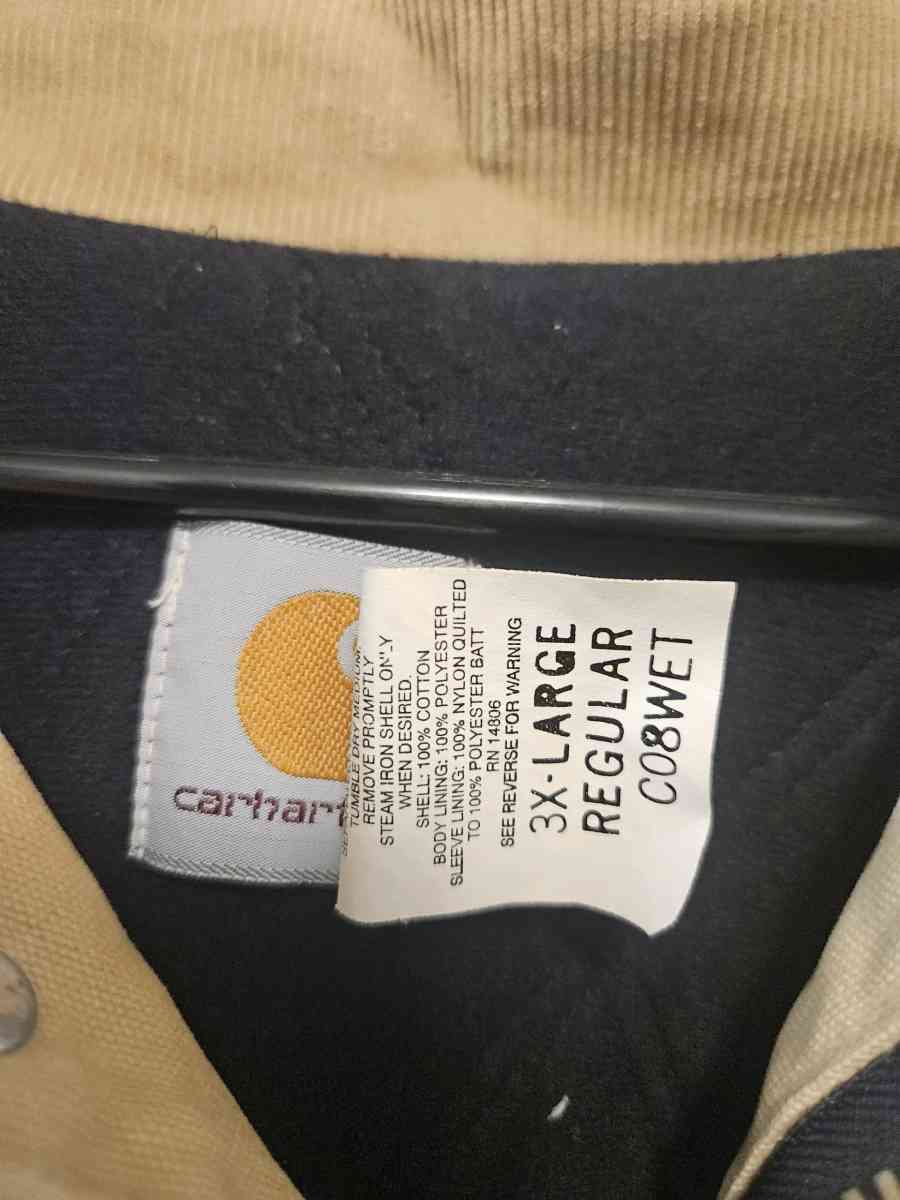 Vtg Carhartt Mens Chore Jacket - Tulsa, Oklahoma - FleaMarketBay