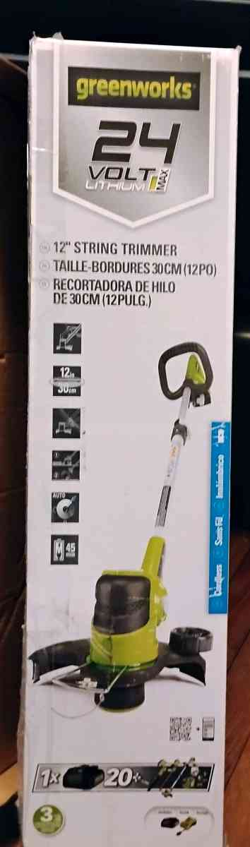 Greenworks 24 volt Trimmer - Hamilton, Ohio - FleaMarketBay