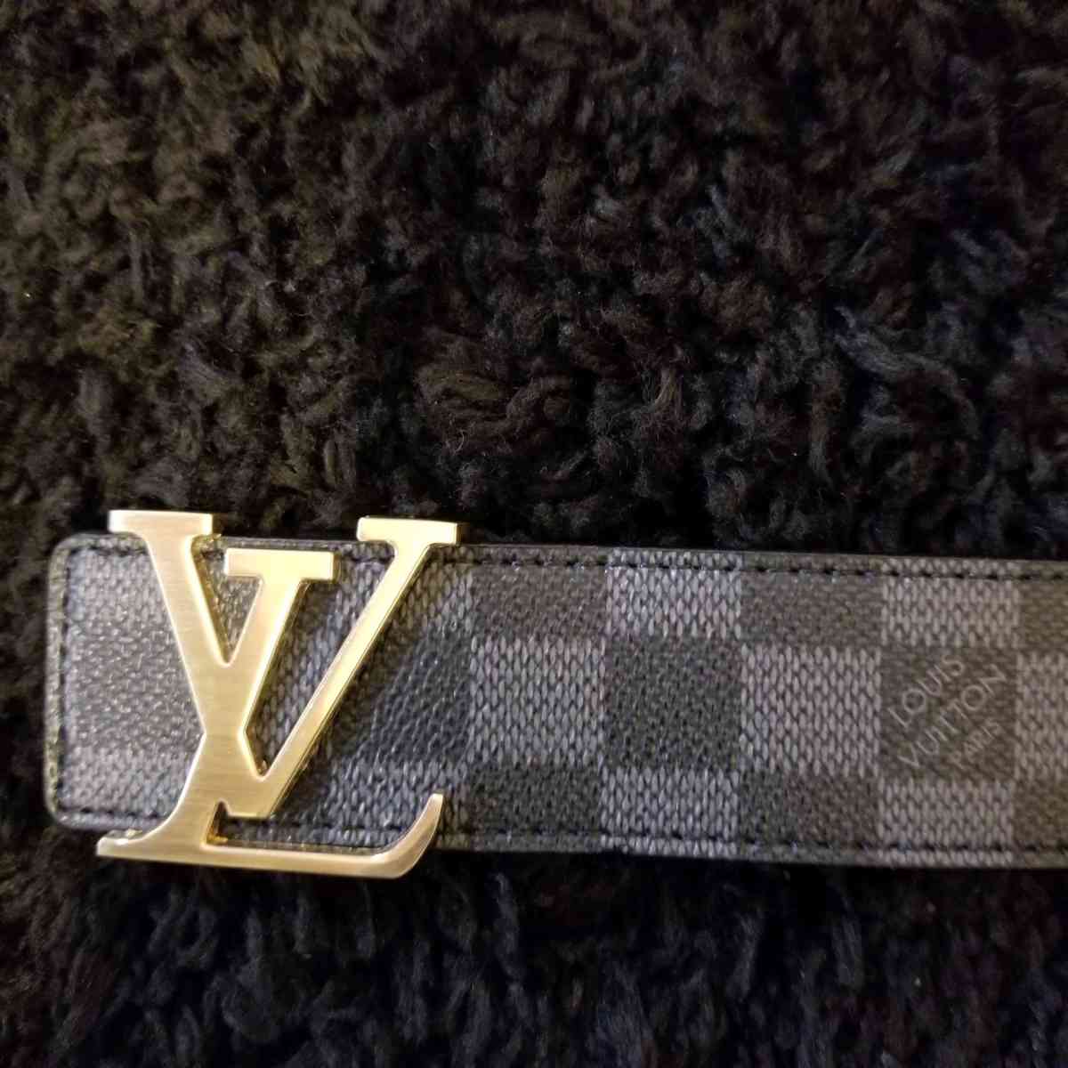 Designer LV Belt Black - La Mesa, California - FleaMarketBay