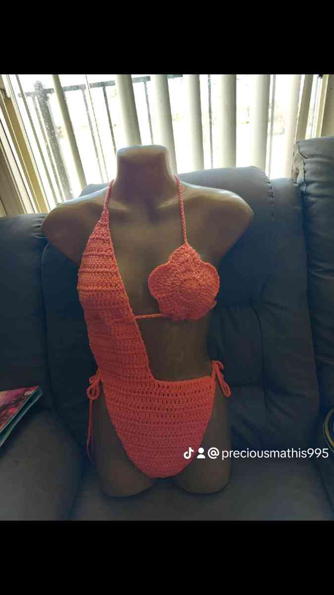 crochet swimsuit size small