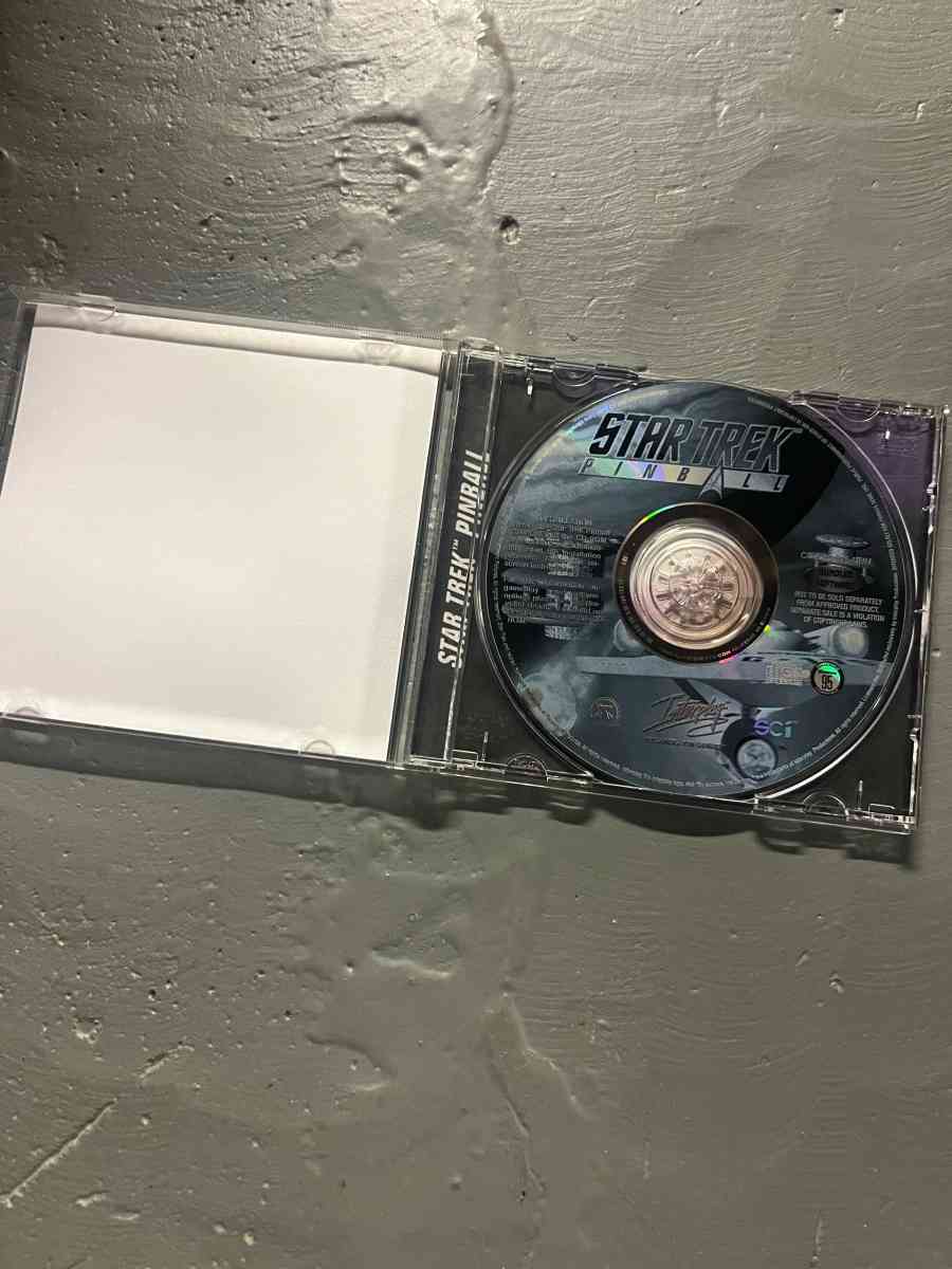 Star Trek Pinball PC Game 1998 CD ROM Windows 95 Vintage Com - Piscataway, New Jersey - FleaMarketBay