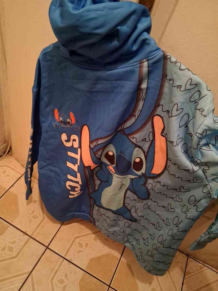 Disney Stitch Zipper Hoodie Sweatshirt Size XXL for Women - North Hollywood, California - FleaMarketBay