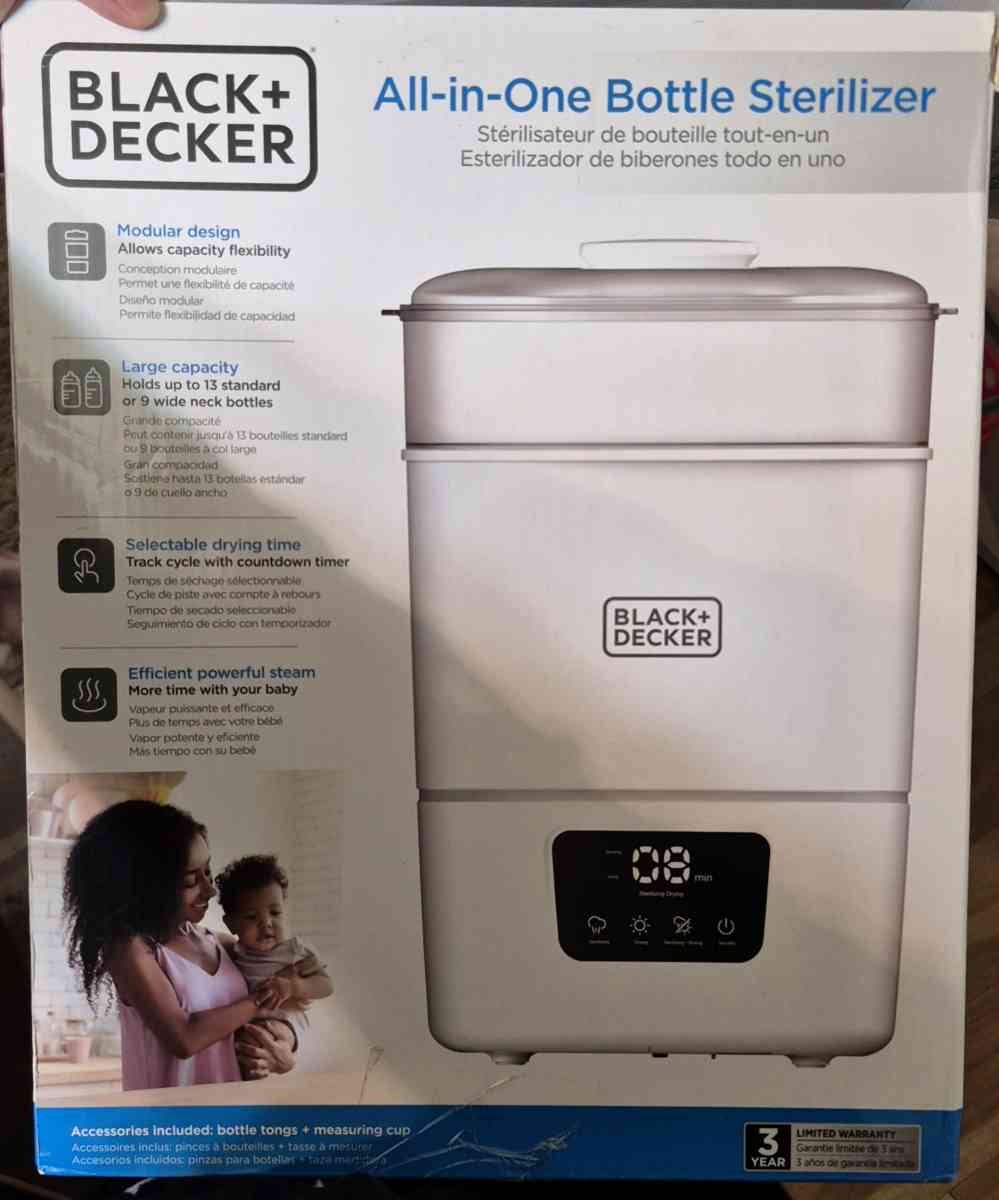 Black  Decker bottle sterilizer - Houston, Texas - FleaMarketBay