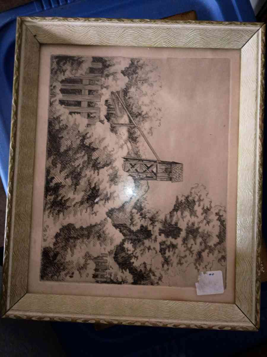 Antique Camera Bag and A War OutFit And Old Picture - Columbia, Missouri - FleaMarketBay