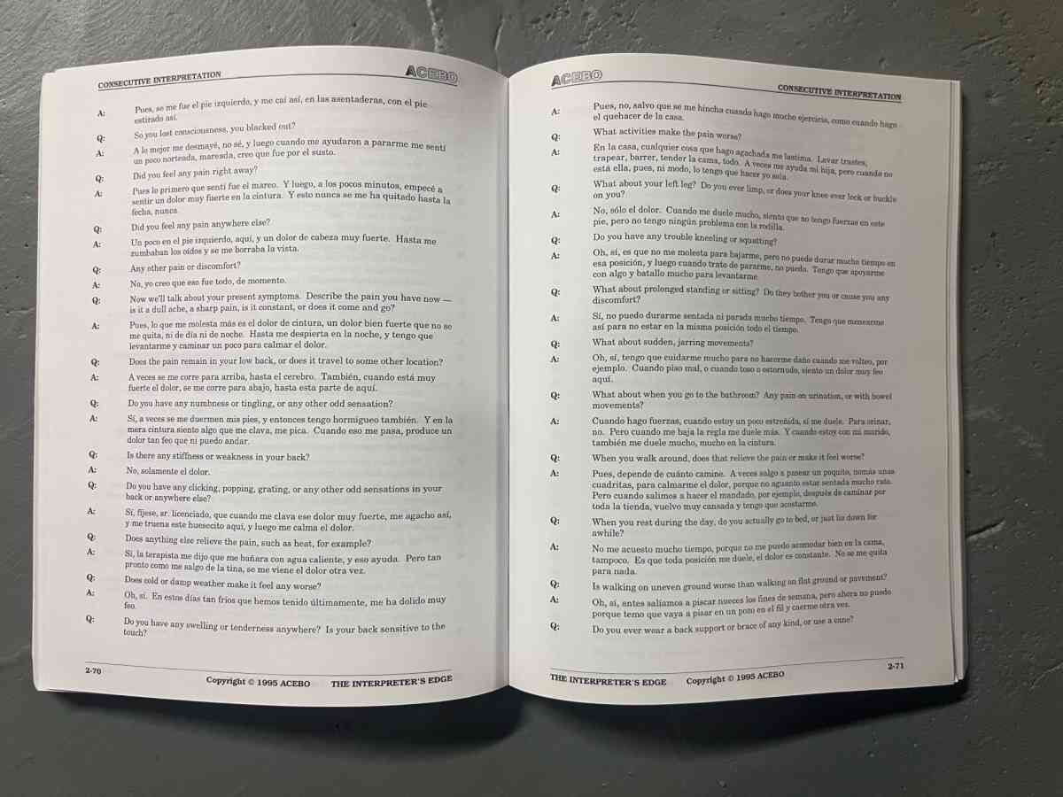 The Interpreters Edge  Practical Exercises in Court Interpre - Piscataway, New Jersey - FleaMarketBay