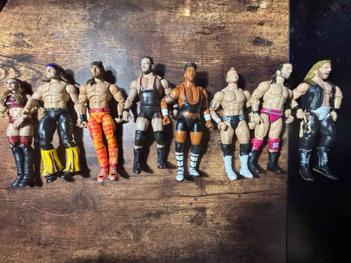 WWE figures - Alicia, Arkansas - FleaMarketBay