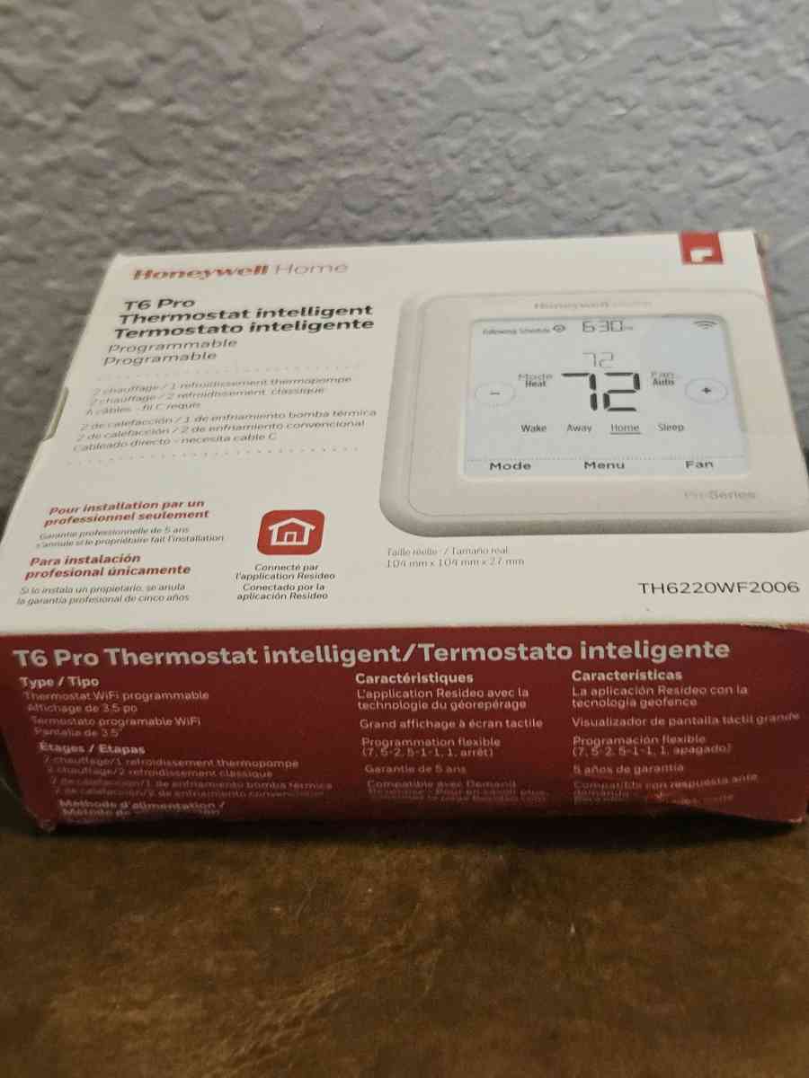 Honeywell Home T6 Pro Smart Thermostat - Tulsa, Oklahoma - FleaMarketBay