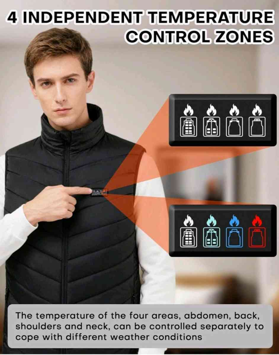 chaleco termico de hombre - Richmond, Texas - FleaMarketBay