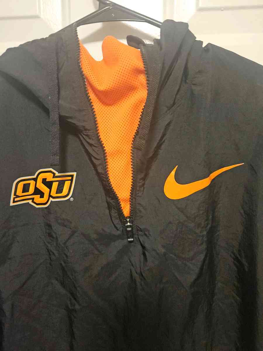 Vtg Rare Nike Oklahoma State Jacket - Tulsa, Oklahoma - FleaMarketBay