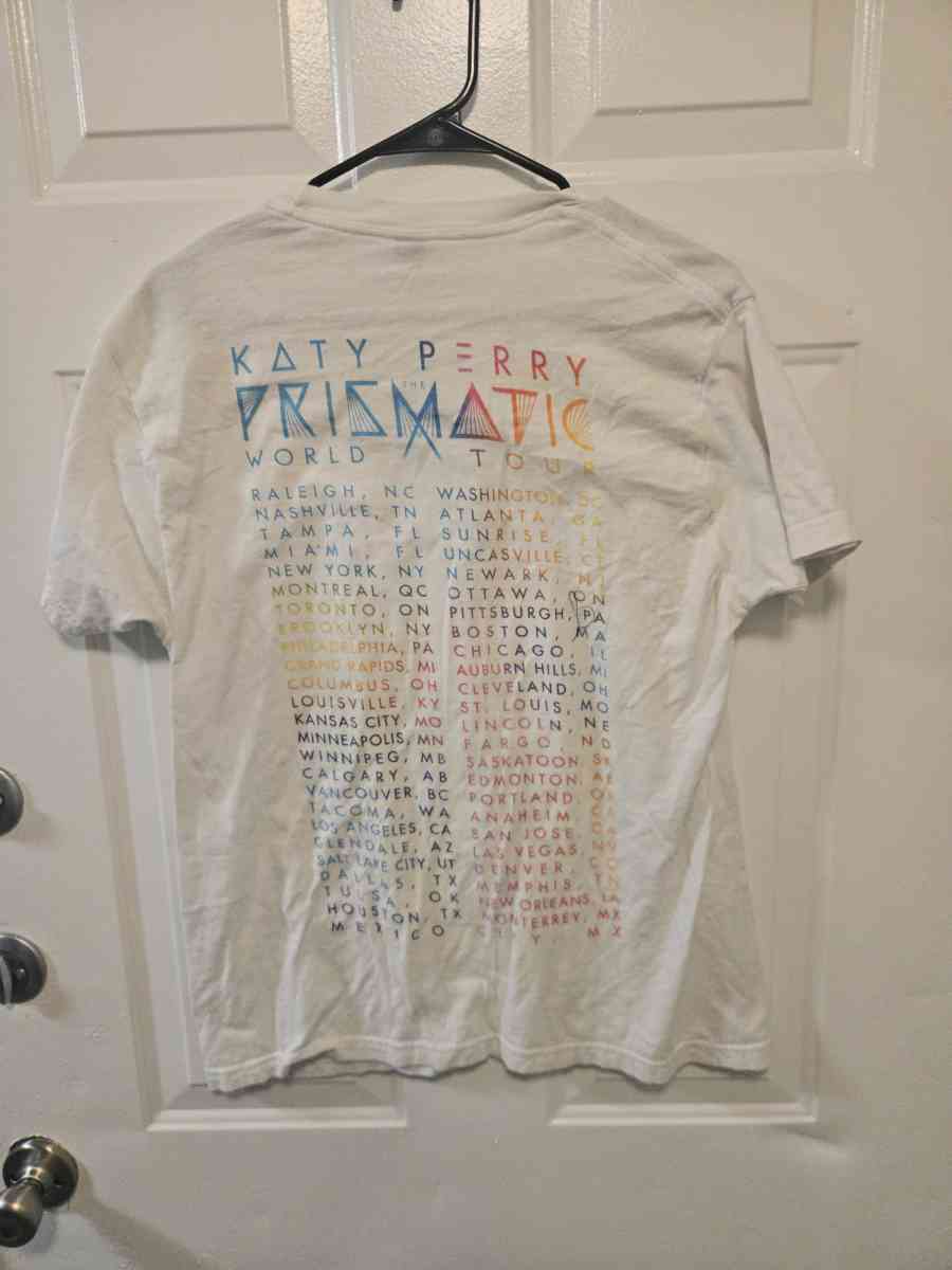 Vtg Katy Perry Prismatic World Tour Tshirt - Tulsa, Oklahoma - FleaMarketBay