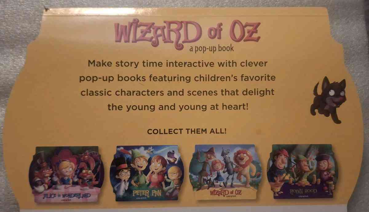 Wizard of Oz a pop up book - Camden, New Jersey - FleaMarketBay