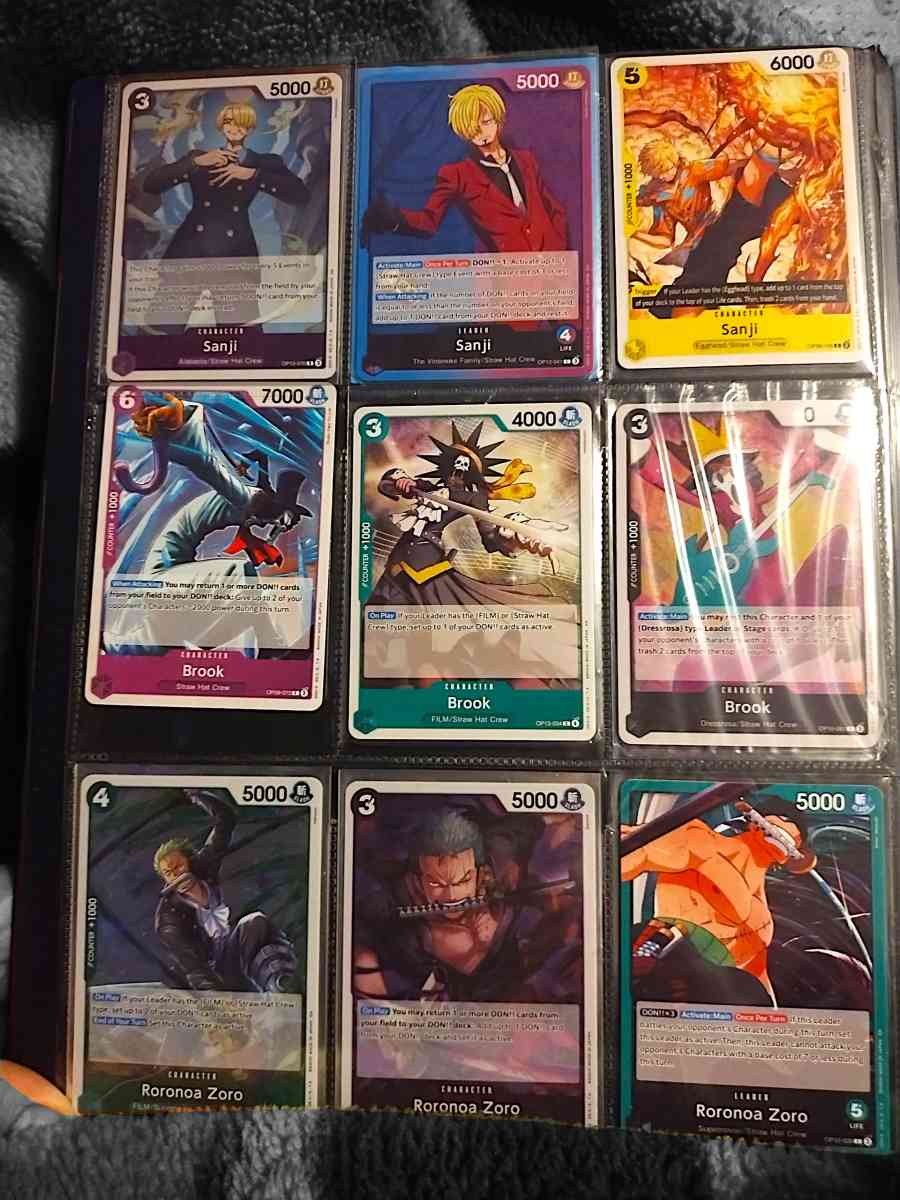 BULK One Piece cards for sale - Sacramento, California - FleaMarketBay