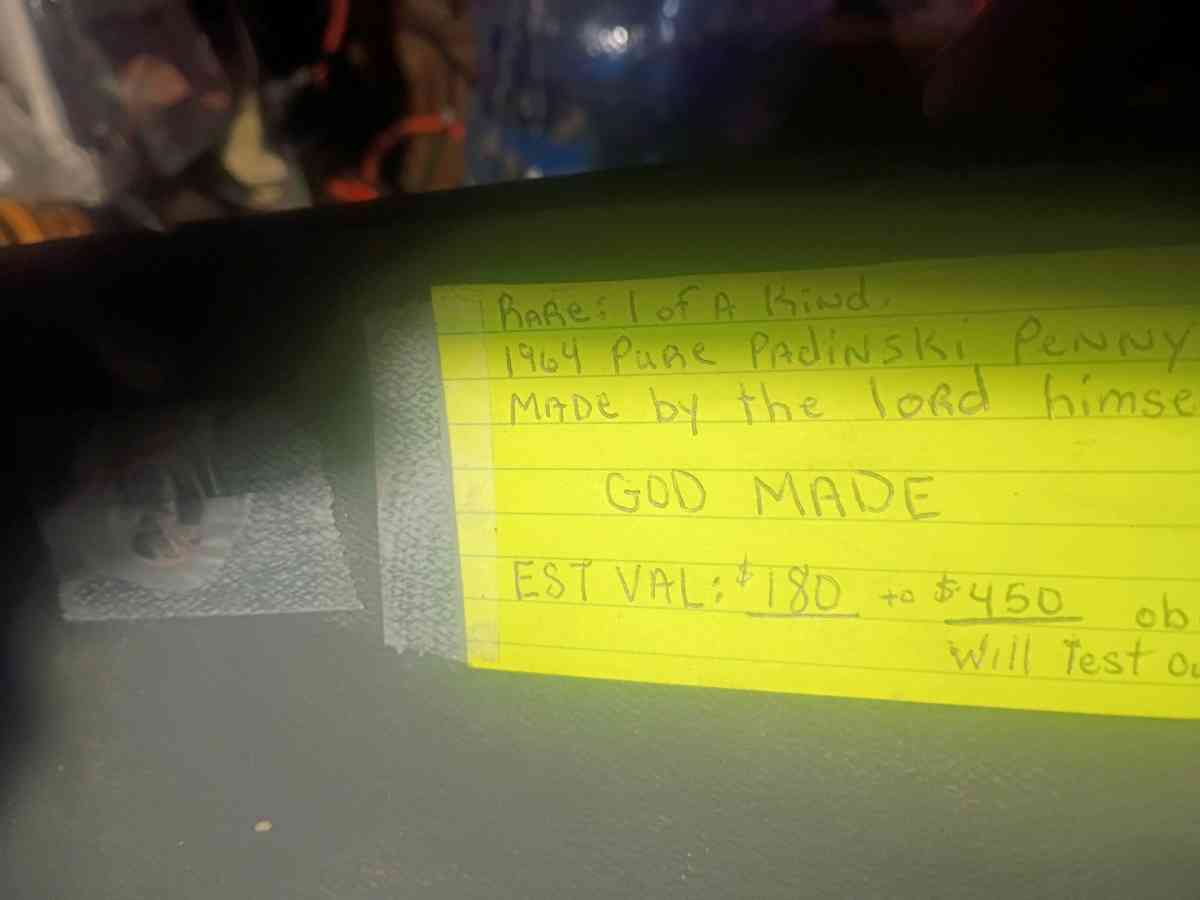 Rare 1 of kind 1964 pure platinum padinski penny - Dayton, Ohio