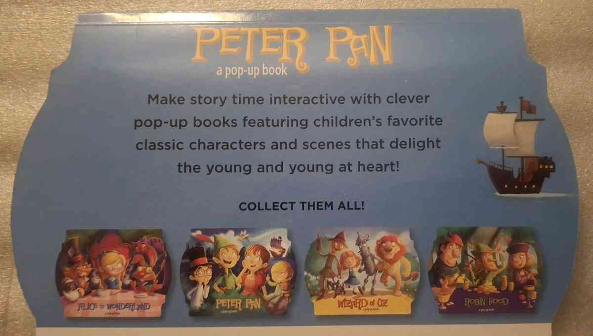 Peter Pan a pop up book - Camden, New Jersey - FleaMarketBay