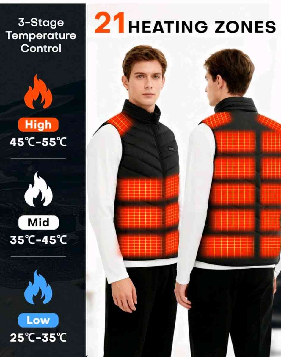 chaleco termico de hombre - Richmond, Texas - FleaMarketBay