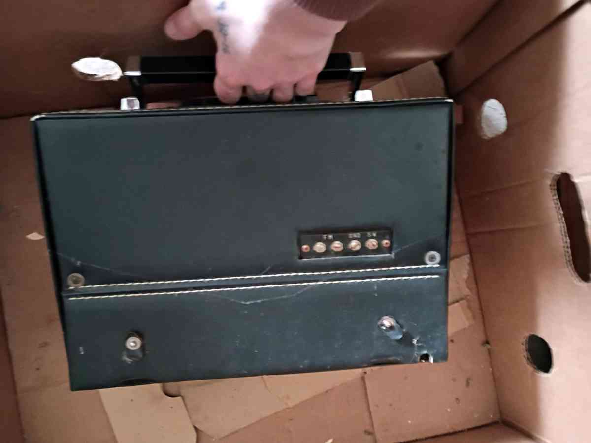 Big Antique Sketchbook and Antique Radio - Columbia, Missouri