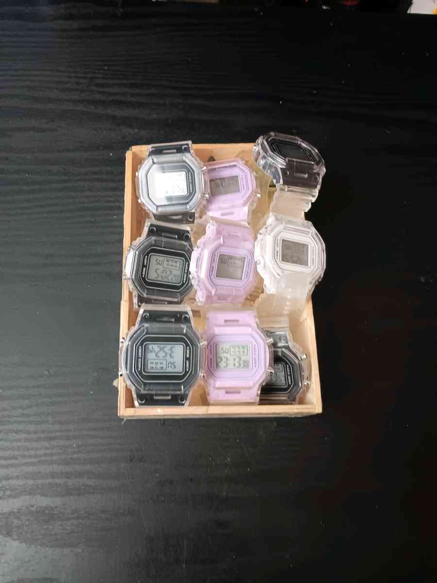 DIGITAL CLEAR WATCHES - Bronx, New York - FleaMarketBay