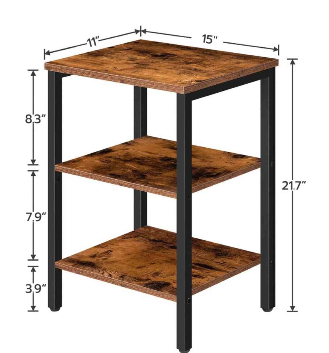 Wooden Top End Tables Set Of 2 - Irving, Texas - FleaMarketBay