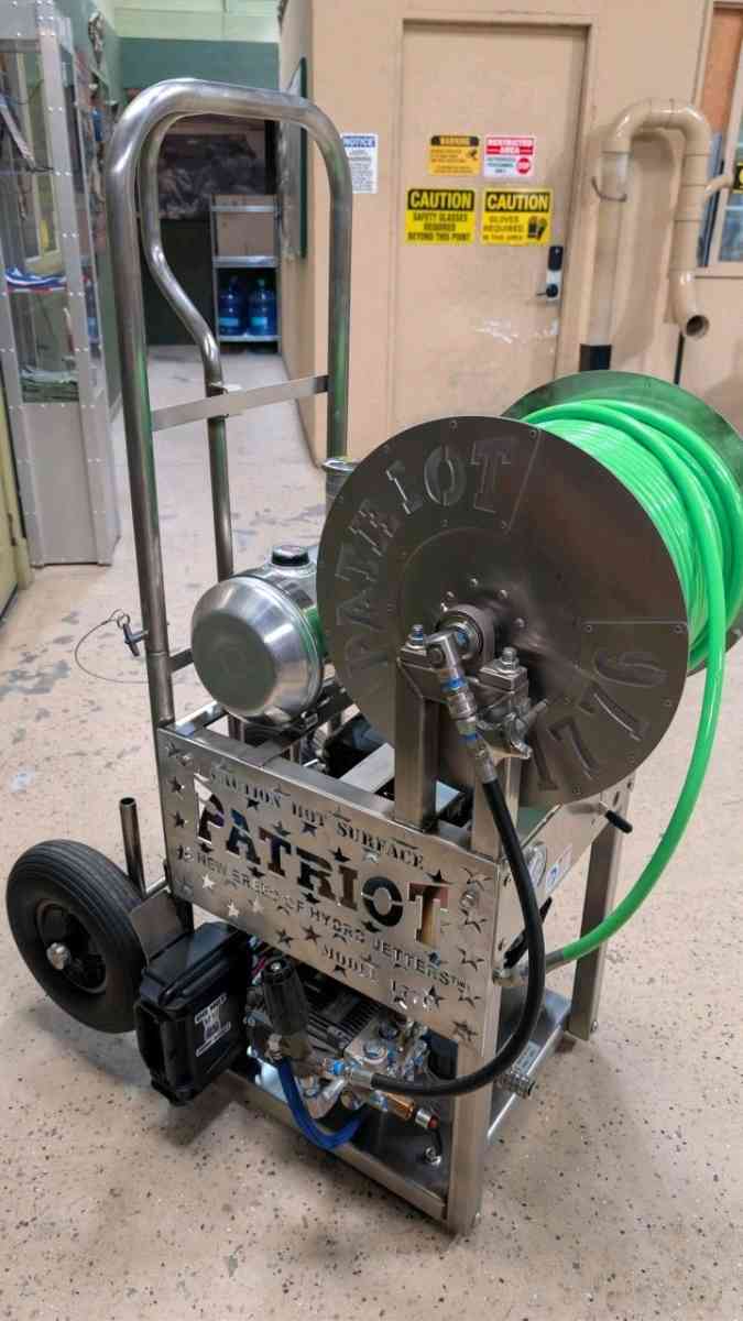 Portable Dolly Hydro Jetter for Sewer Lines - Riverside, California