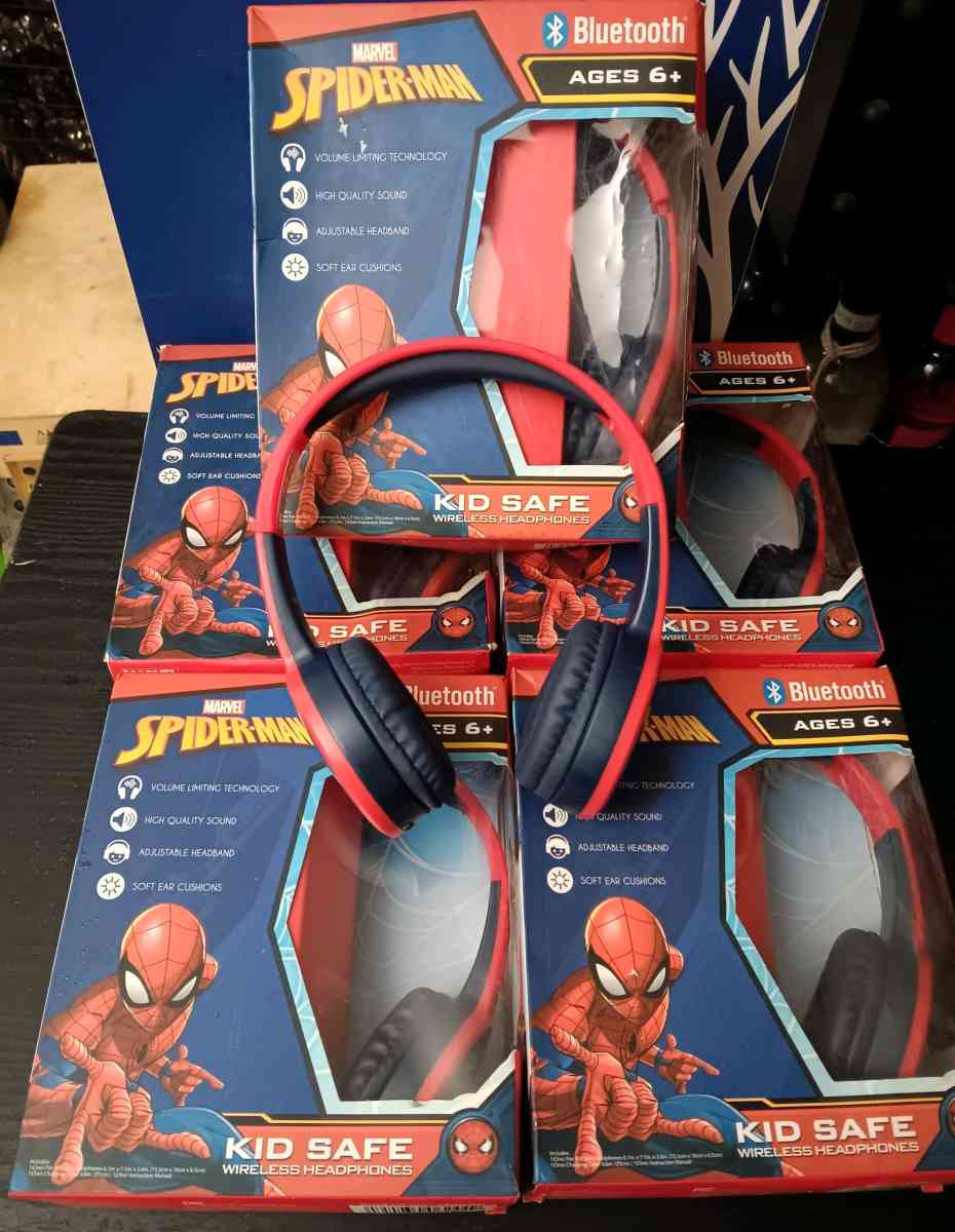 MARVEL SPIDERMAN WIRELESS KIDS HEADPHONES