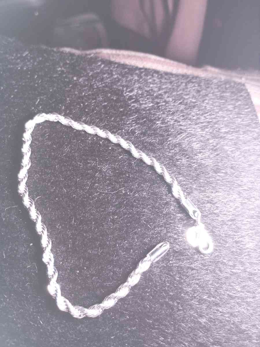 925 sterling silver twisted rope bracelet - Cleveland, Tennessee