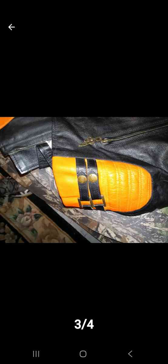 New harley davidson leather racing jacket - Philadelphia, Pennsylvania - FleaMarketBay