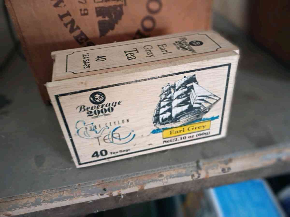 Antique TeaBagBox A Big Antique Sketchbook Not Sure 3rd Item - Columbia, Missouri - FleaMarketBay