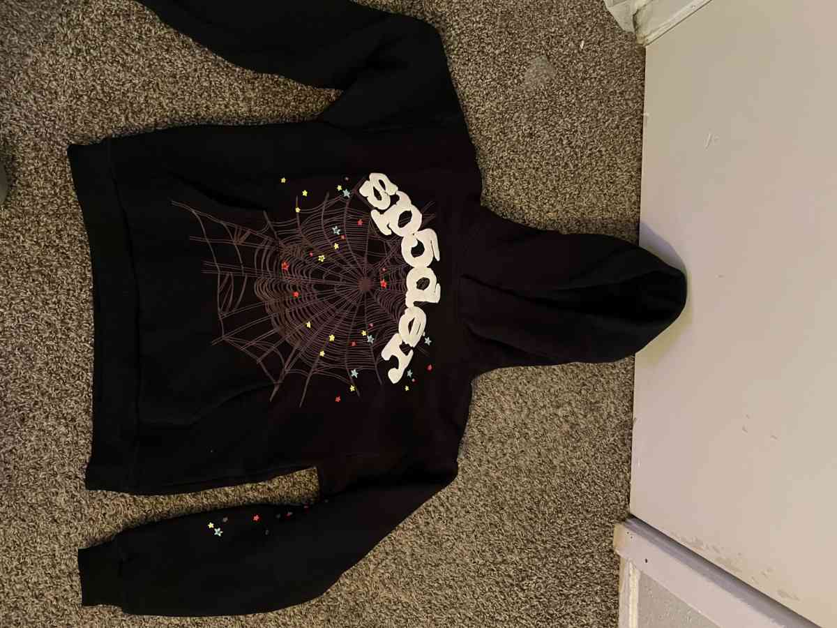 Sp5der Worldwide OG Web Black Hoodie - Houston, Texas