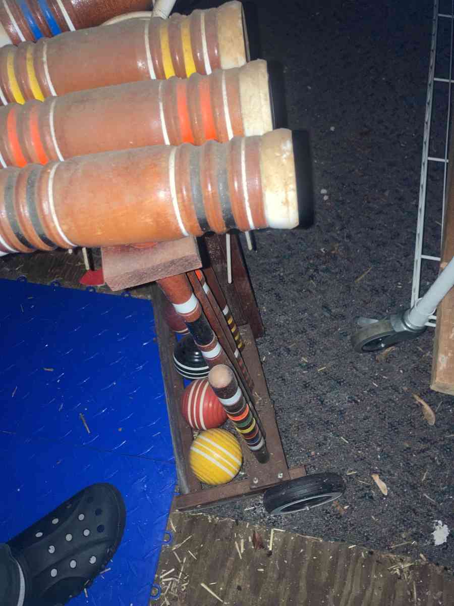 Vintage Croquet Set - Essington, Pennsylvania - FleaMarketBay