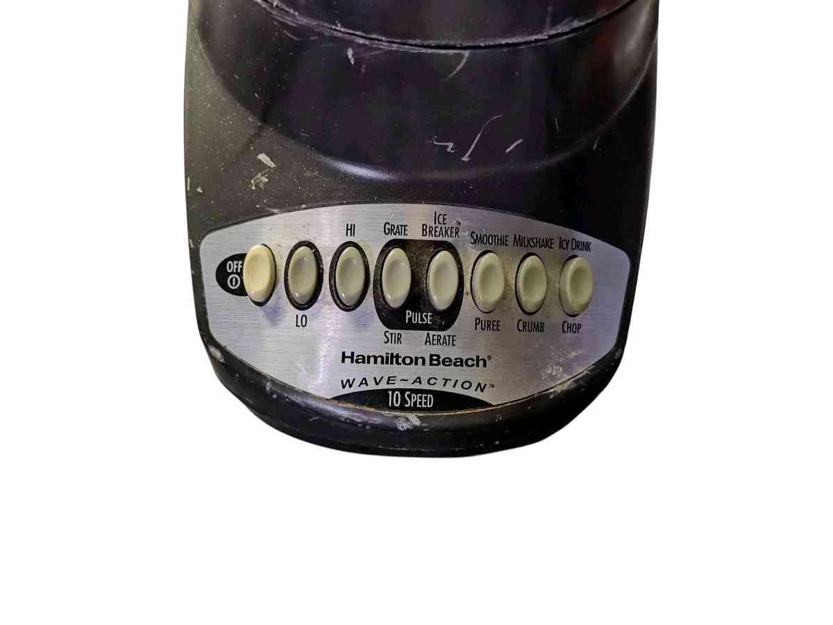 HAMILTON BEACH MODEL 52282 WAVE ACTION BLENDER 12 SPEED 6 CU - Alicia, Arkansas - FleaMarketBay