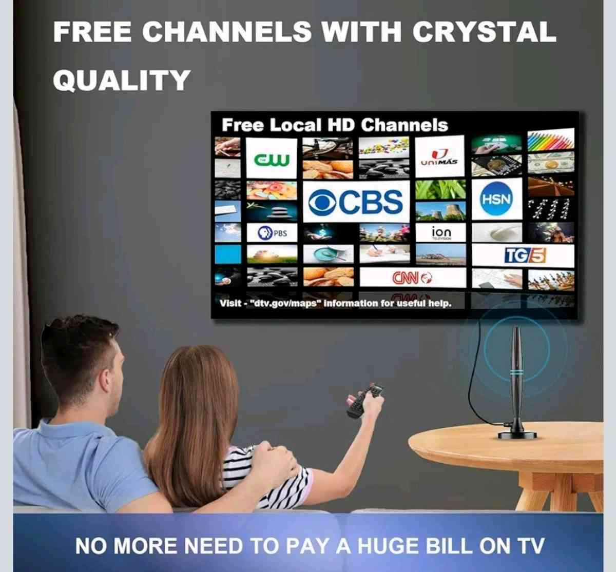 Antena de TV para interiores - Richmond, Texas - FleaMarketBay