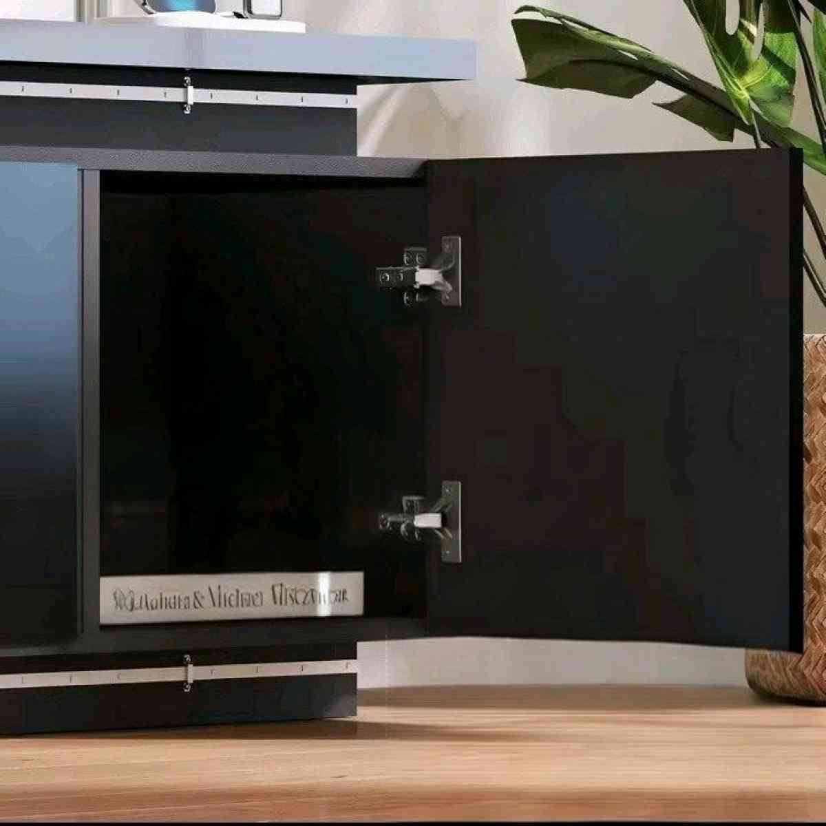 fireplace TV STAND standstand for 85 in TVs with 40in firepl - Richton Park, Illinois - FleaMarketBay