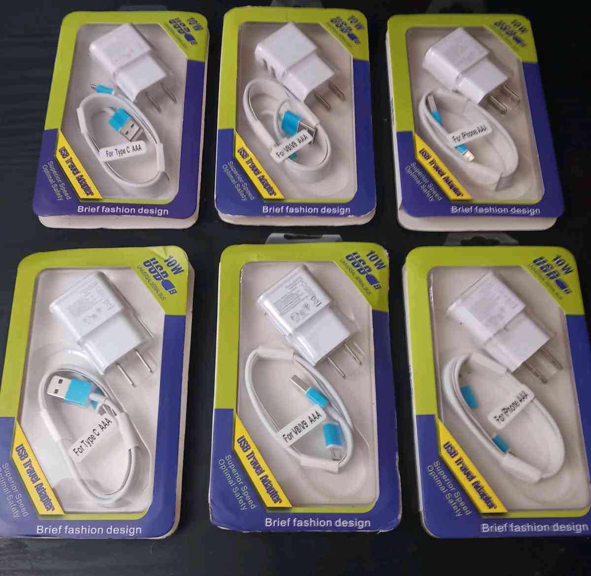 10W FAST SPEED USB CHARGERS WITH BOX - Bronx, New York - FleaMarketBay