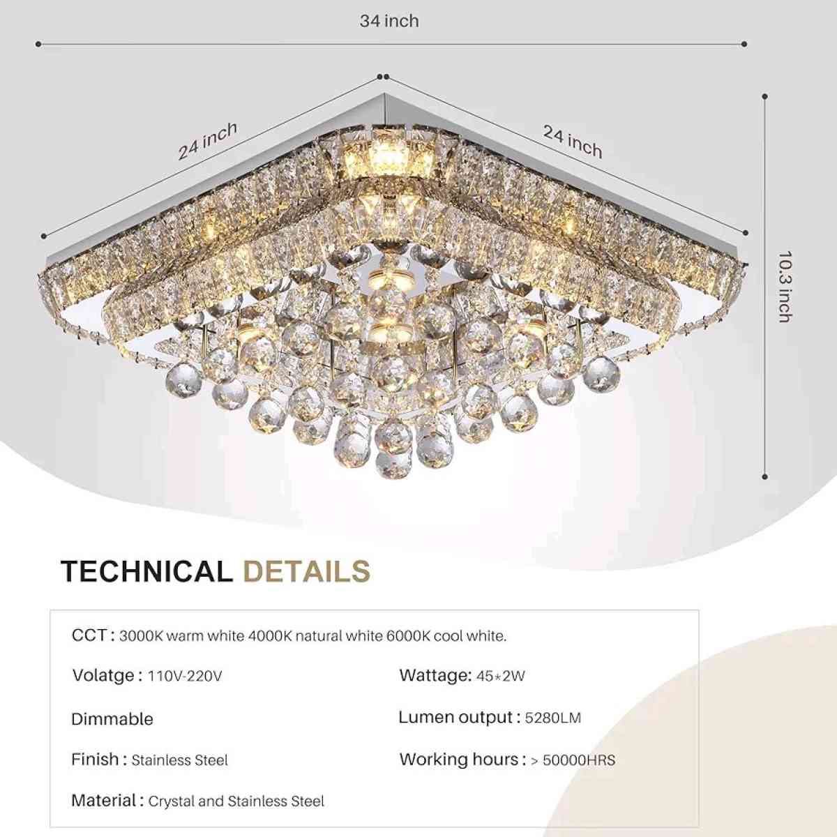 24inch chandelier - Firestone, Colorado - FleaMarketBay