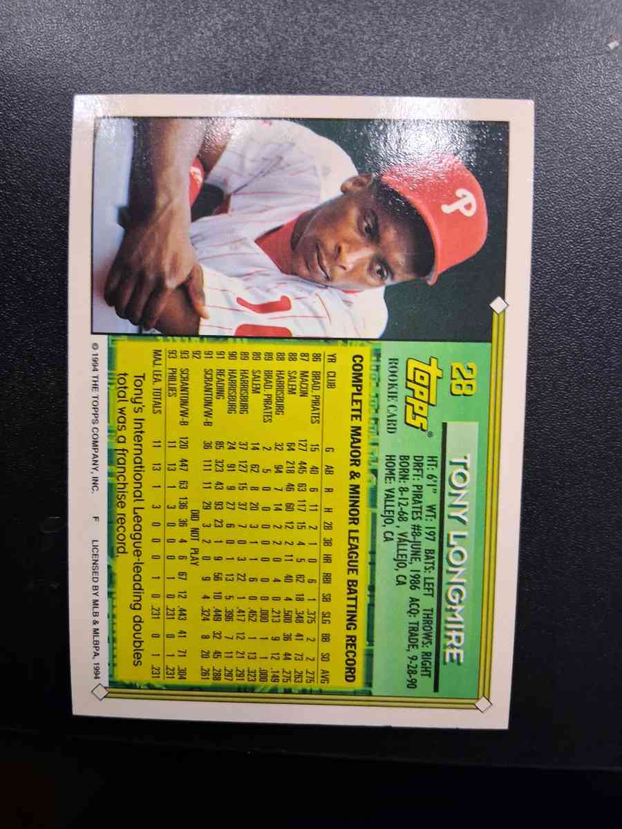 Tony Longmire card 28 - Acme, Louisiana - FleaMarketBay