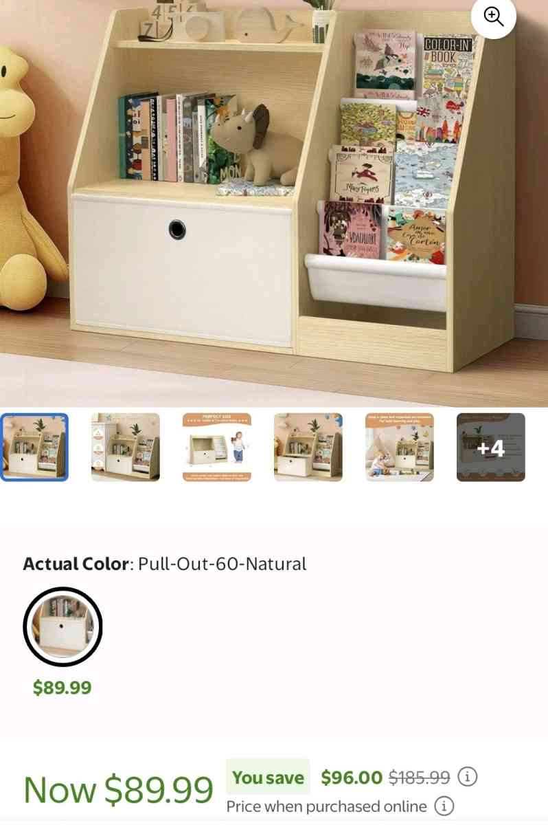 Toddler bookshelf  Toy Storage - Houston, Texas - FleaMarketBay