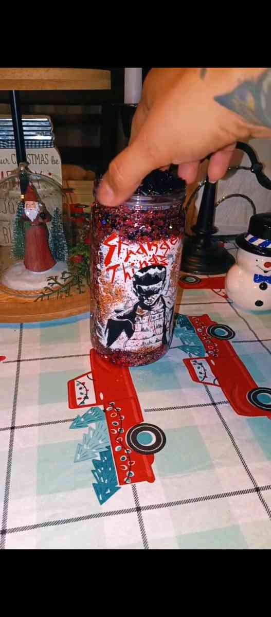 Stranger things Snowglobe tumblers - Killeen, Texas - FleaMarketBay