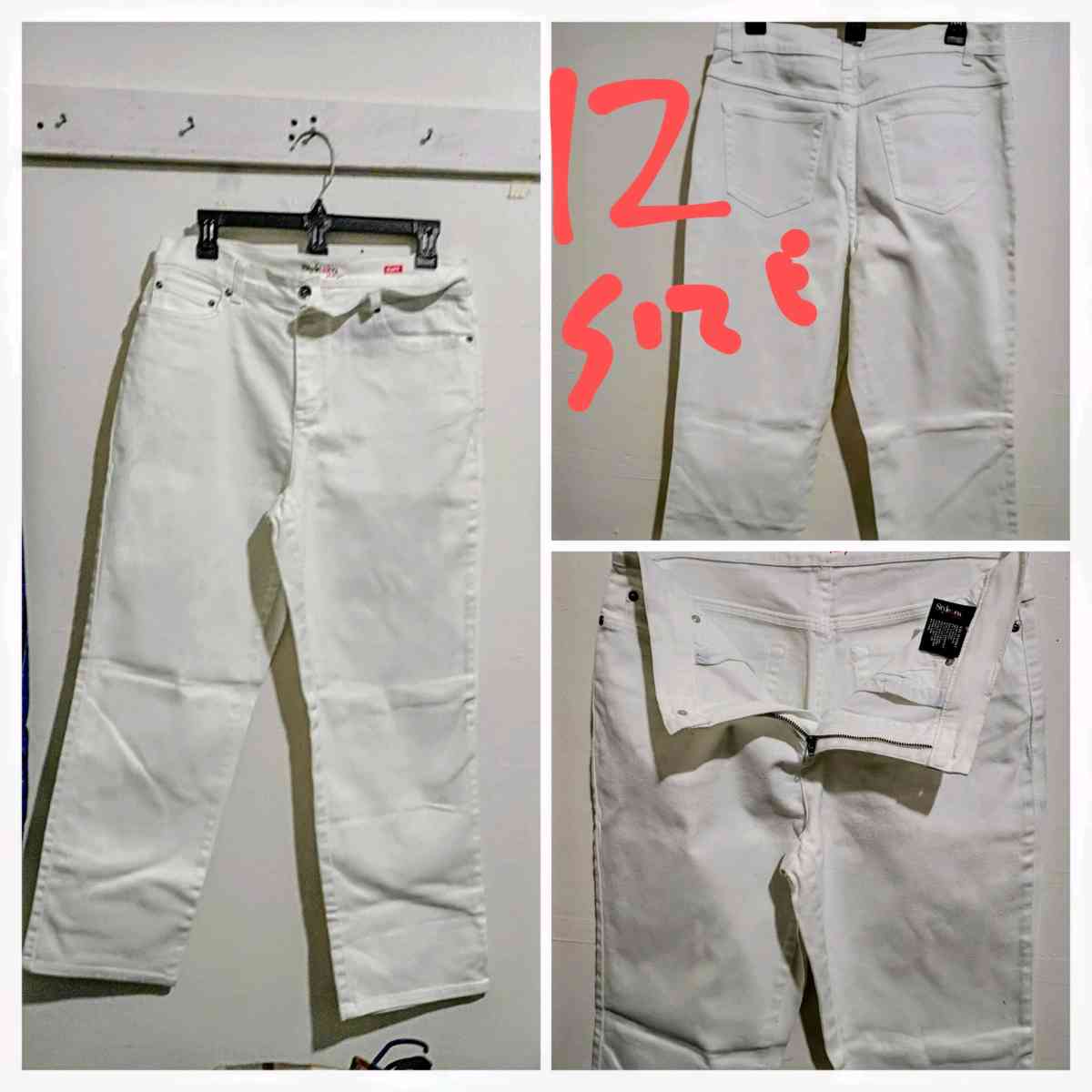 womens trousers white size 12 - Agency, Missouri