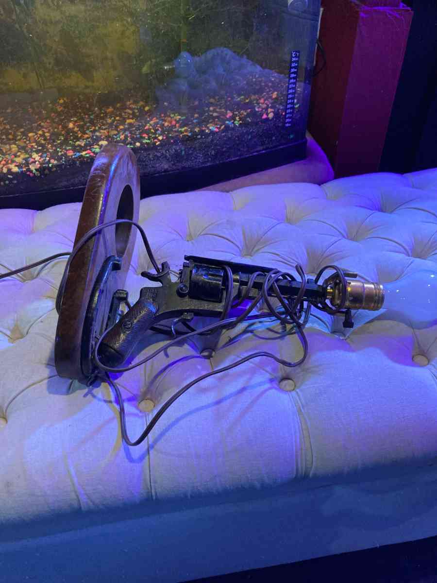 Vintage Table Lamp Pistol - Essington, Pennsylvania - FleaMarketBay