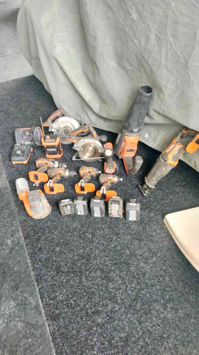Ridge 20volt assorted power tools all work good condition - Santa Ynez, California