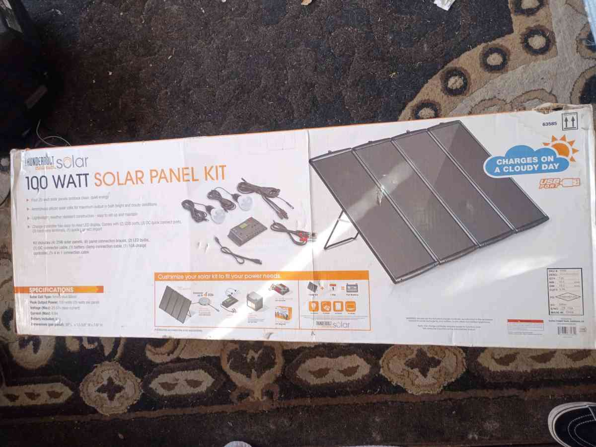 thunderbolt Magnum solar panel kit - Apopka, Florida - FleaMarketBay