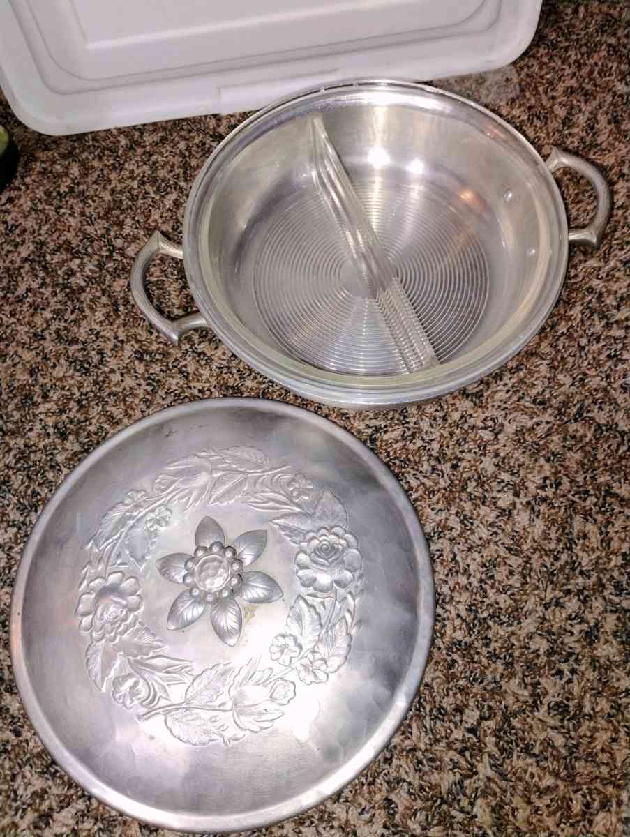 1950s Everlast hand forged aluminum casserole dish - Omaha, Nebraska - FleaMarketBay